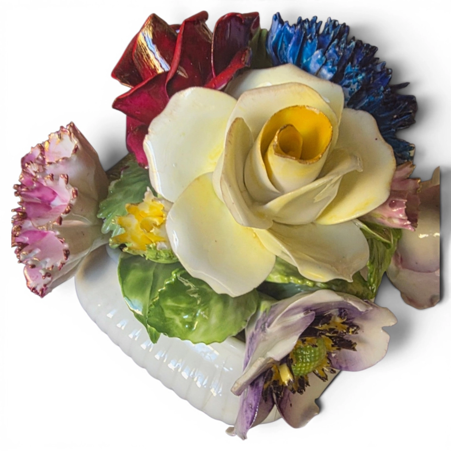 Bone China, Staffordshire, Hand Painted, England.