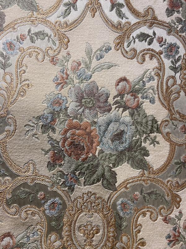 Goblen Kumaş: Heritage Iris | Krem