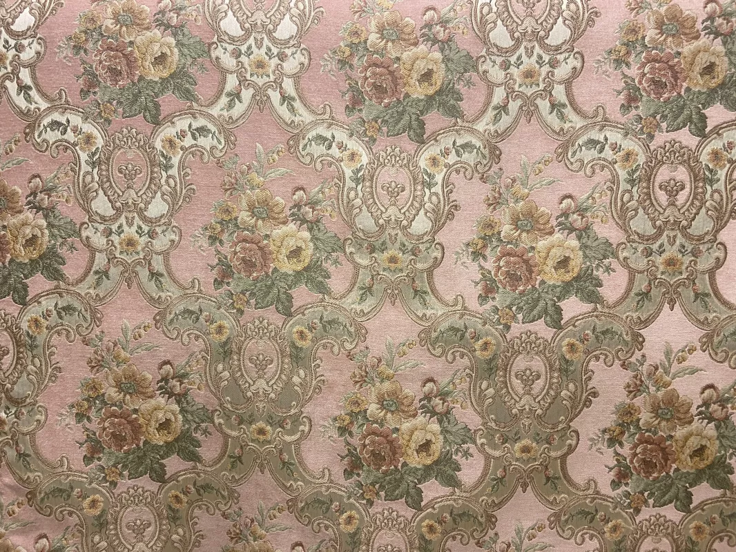 Goblen Kumaş: Heritage Iris | Pembe