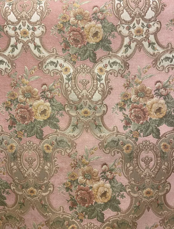 Goblen Kumaş: Heritage Iris | Pembe