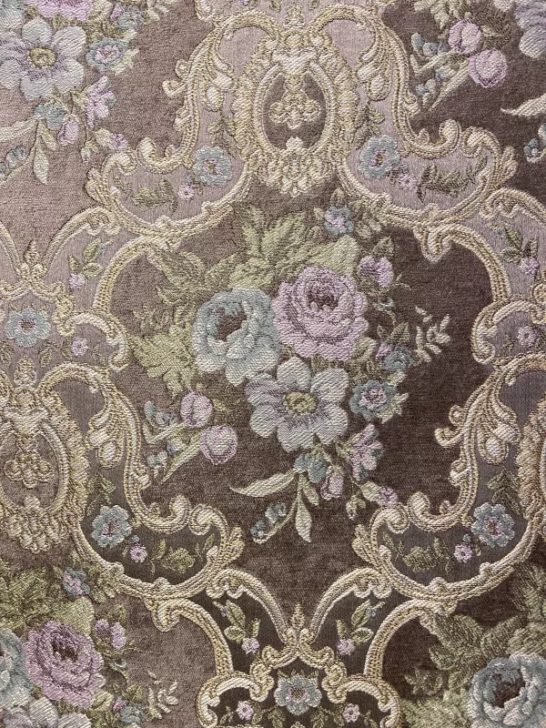 Goblen Kumaş: Heritage Iris | Koyu Vizon