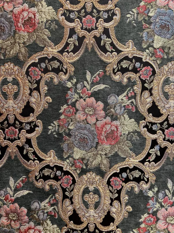 Goblen Kumaş: Heritage Iris | Çağla Yeşili