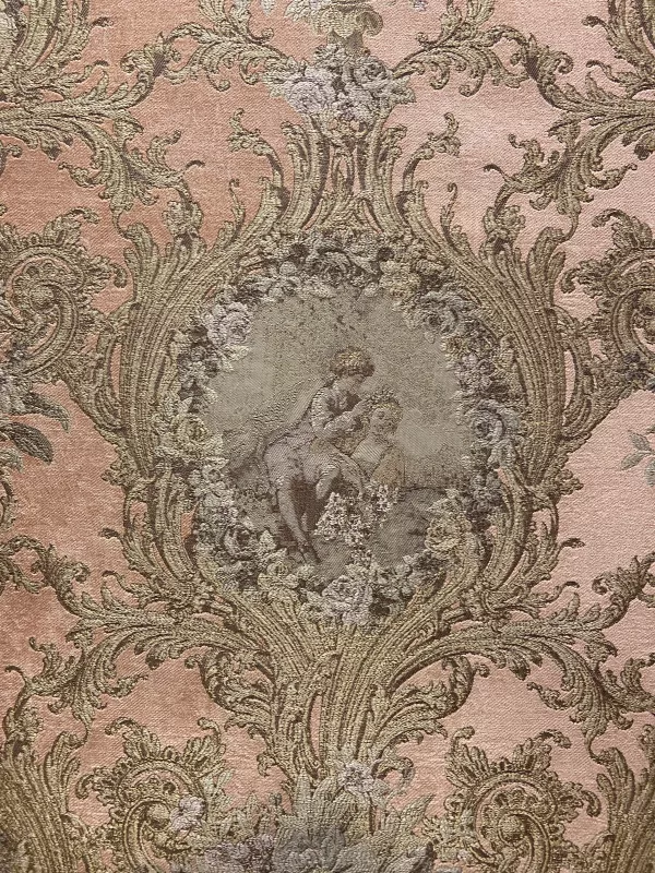 Goblen Kumaş: Heritage Gardenia | Pembe