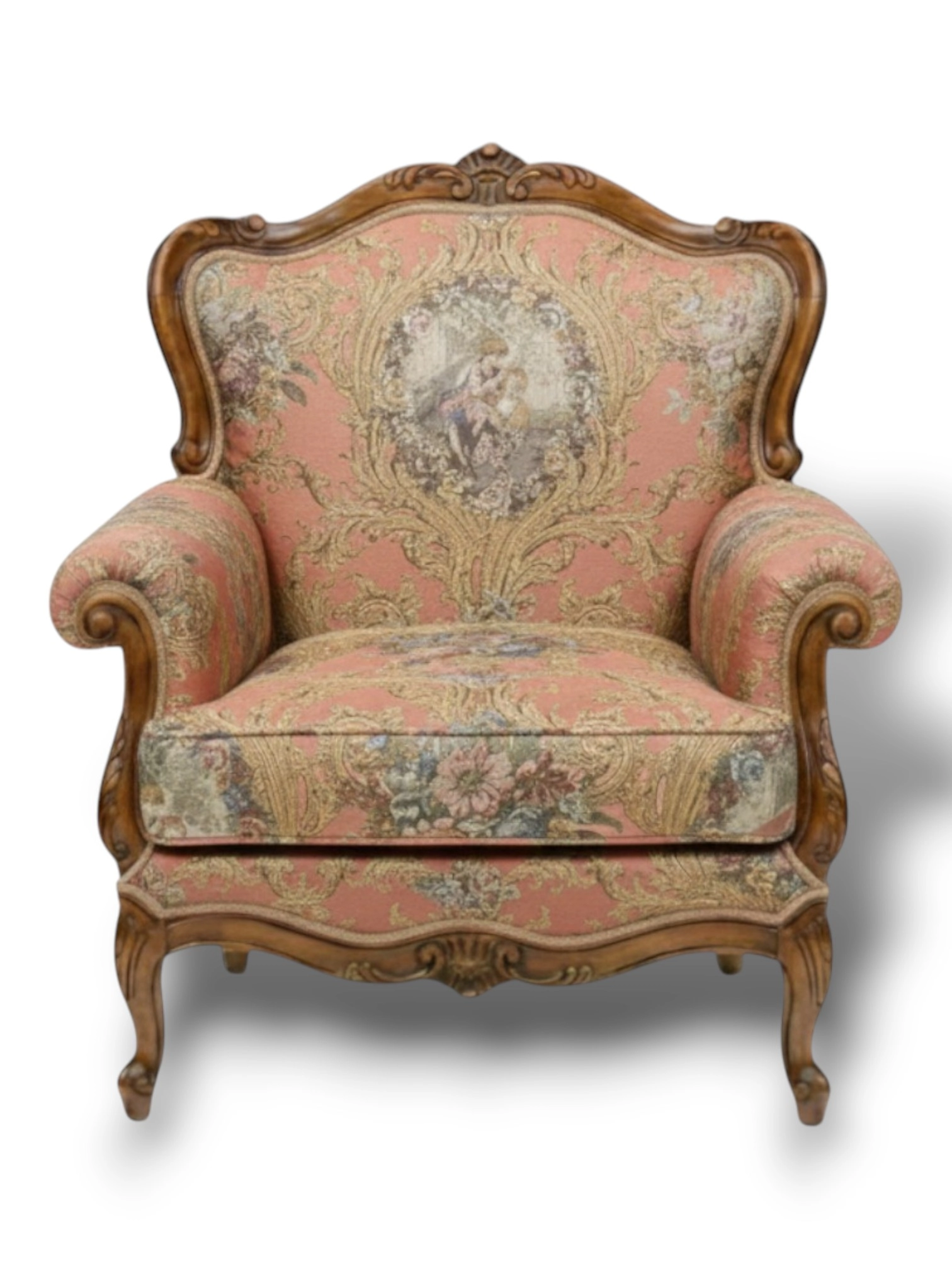 Goblen Kumaş: Heritage Gardenia | Pembe