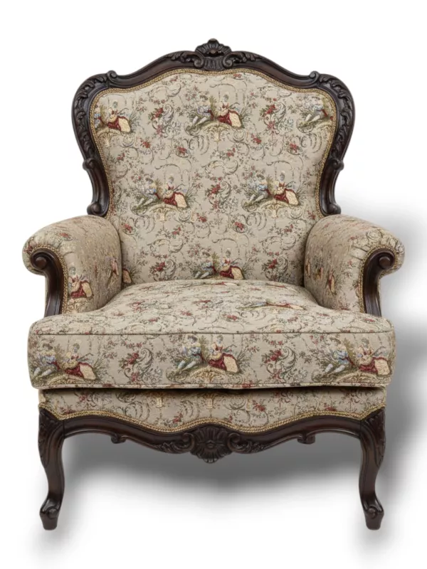 Goblen Kumaş: Heritage Rosalie | Bej