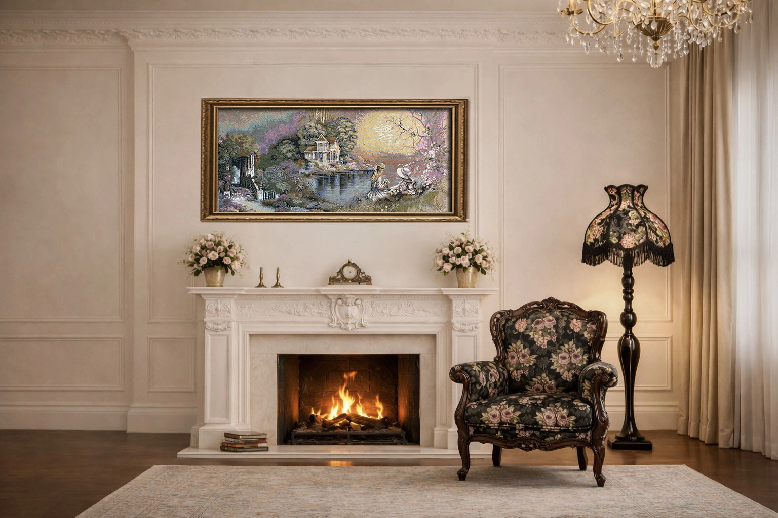 Goblen Pano - Göl Evi | 130 cm