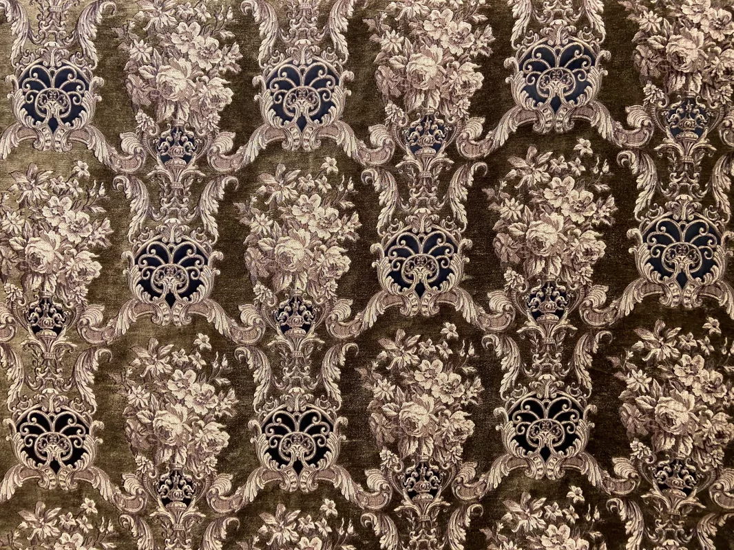 Goblen Kumaş: Heritage Rubis | Yağ Yeşili