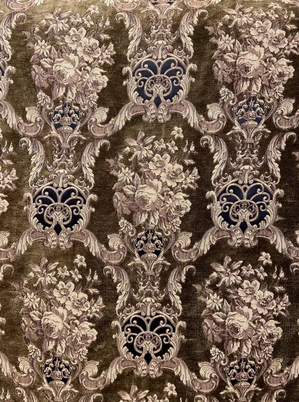 Goblen Kumaş: Heritage Rubis | Yağ Yeşili