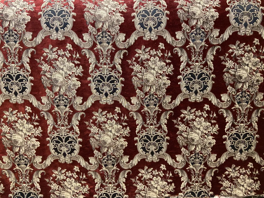 Goblen Kumaş: Heritage Rubis | Bordo