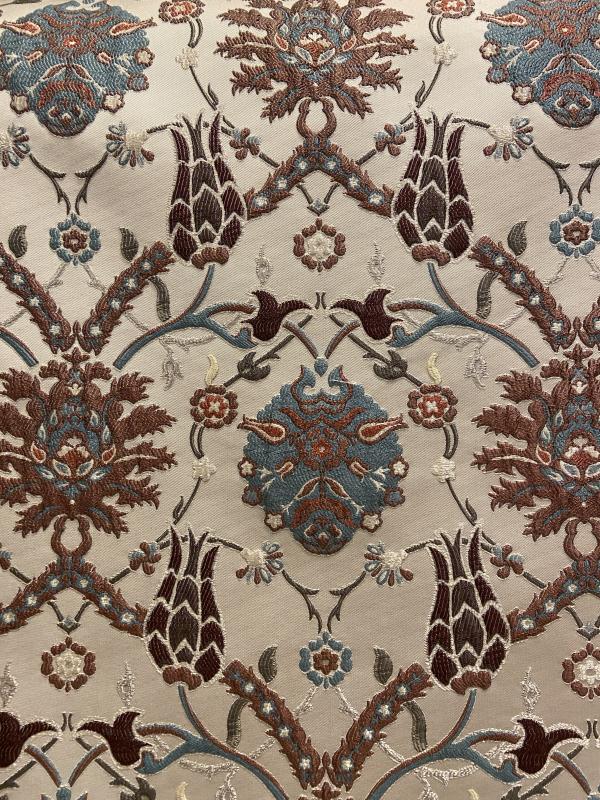 Goblen Kumaş: Élite Ottoman | Kabartmalı