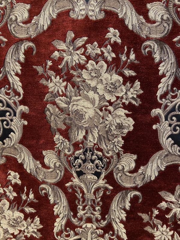 Goblen Kumaş: Heritage Rubis | Bordo