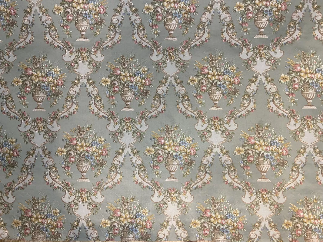 Goblen Kumaş: Heritage Lavender | Su Yeşili
