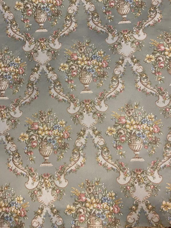 Goblen Kumaş: Heritage Lavender | Su Yeşili