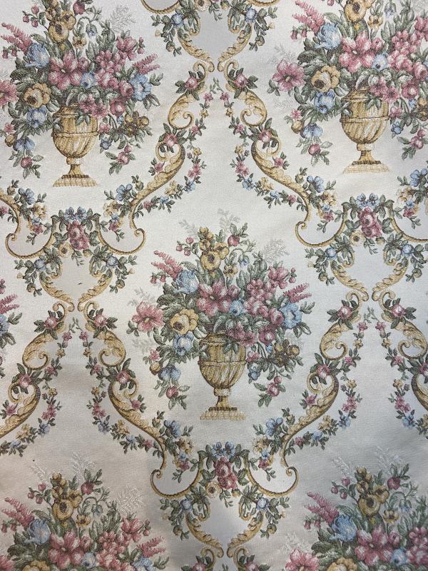 Goblen Kumaş: Heritage Lavender | Krem