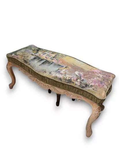 Fragonard Desenli Goblen Puf
