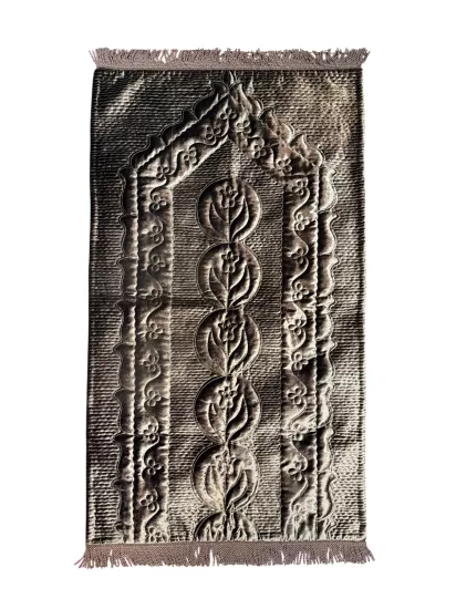 Kabartma Desenli Kadife Seccade