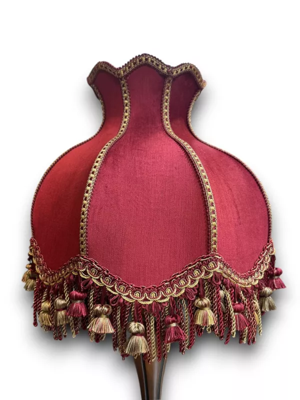 Velvet Abajur Şapkası | Bordo