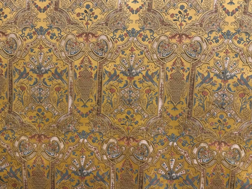 Goblen Kumaş: Heritage Anatolia | Sarı