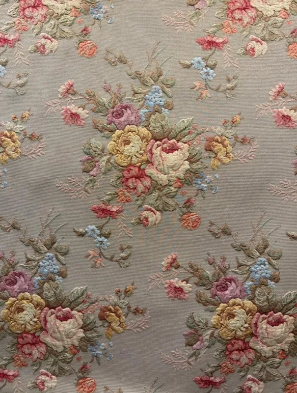 Goblen Kumaş: Heritage Provence | Gri 