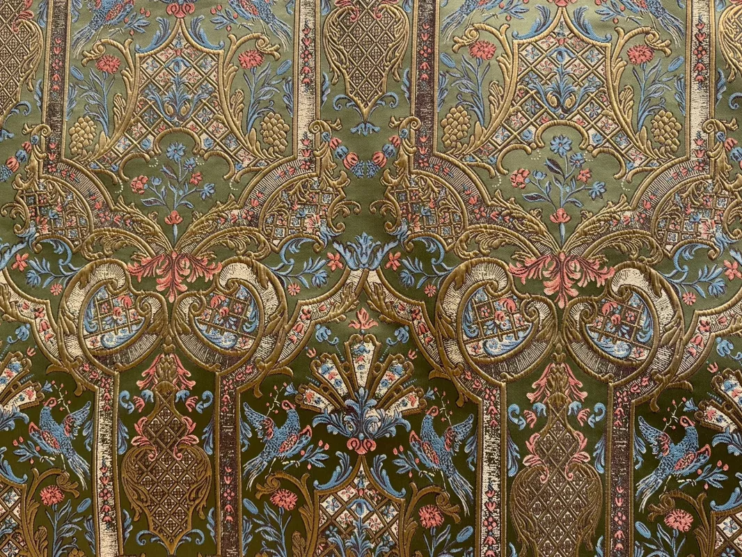 Goblen Kumaş: Heritage Anatolia | Yeşil