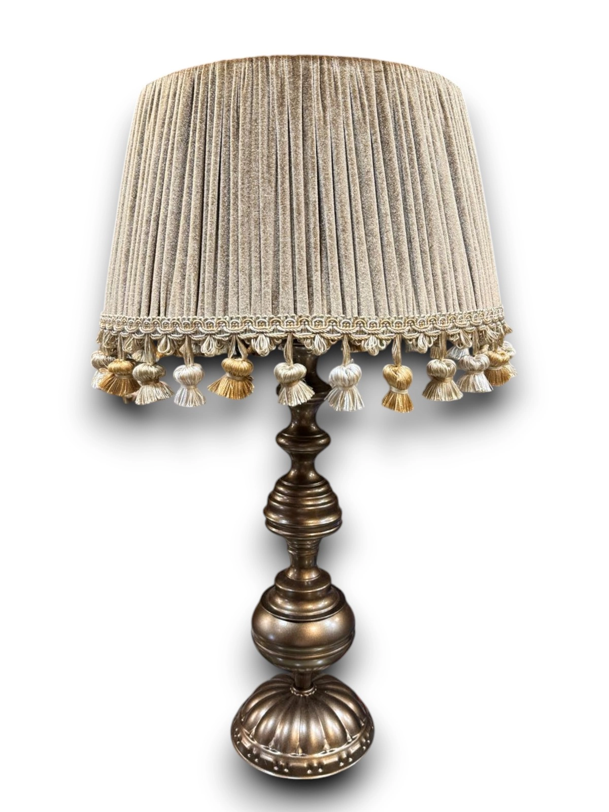 Velvet Abajur Şapkası | Gold 