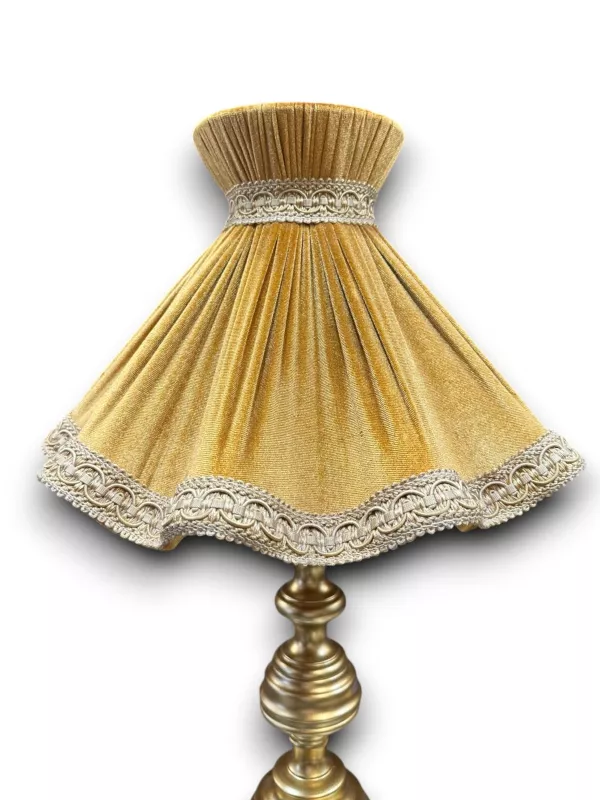Velvet Abajur Şapkası | Sarı