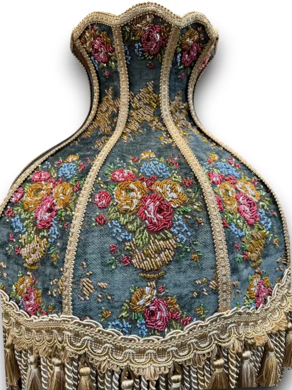 Heritage Emerald Lambader Şapkası | Taş İşlemeli